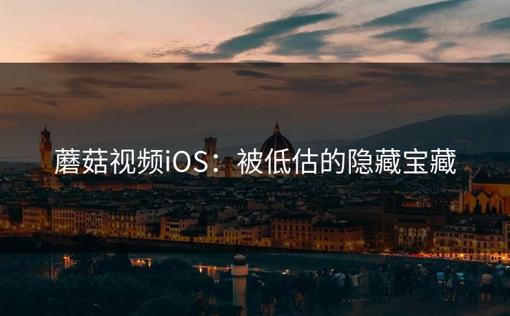 蘑菇视频iOS：被低估的隐藏宝藏